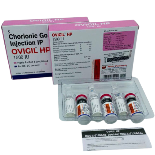 Ovigil Hp (Хорионический Гонадотропин) — Shree Venkatesh | 1500 МЕ × 1 мл